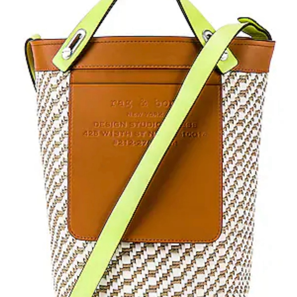 Rag & Bone Brown and Cream Crossbody Bag